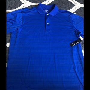 Blue Nylon polo